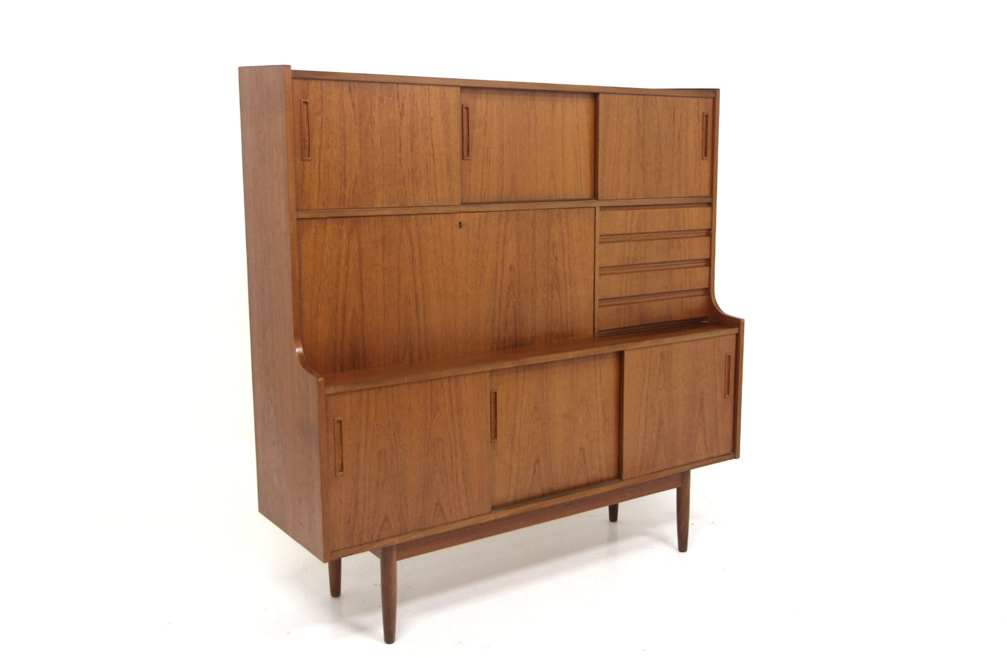 Credenza doppia teak design svedese vintage anni 50 | sw29292