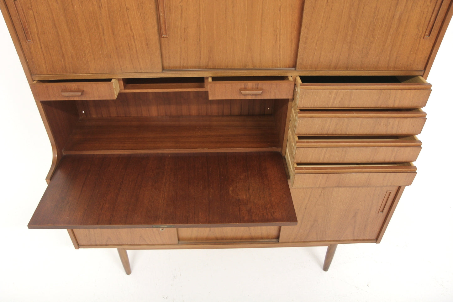 Credenza doppia teak design svedese vintage anni 50 | sw29292
