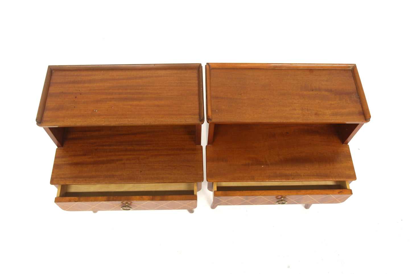 Comodini coppia design svedese vintage anni 40 | sw29293