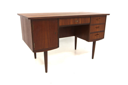 Scrivania 125cm teak design svedese anni 60 | sw29295