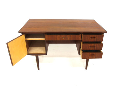 Scrivania 125cm teak design svedese anni 60 | sw29295