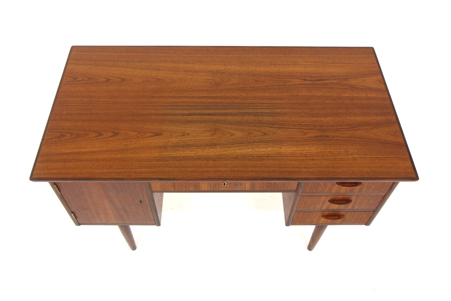 Scrivania 125cm teak design svedese anni 60 | sw29295