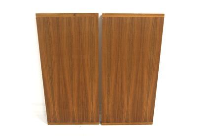 Tavolo tondo "Facett 3-132" Bertil Fridhagen design svedese anni 60 | noce | sw29300