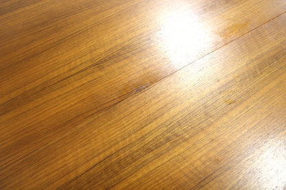 Tavolo tondo "Facett 3-132" Bertil Fridhagen design svedese anni 60 | noce | sw29300