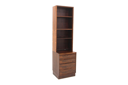 Libreria palissandro 50x185 design norvegese 1960 | sw29327