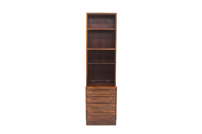 Libreria palissandro 50x185 design norvegese 1960 | sw29327