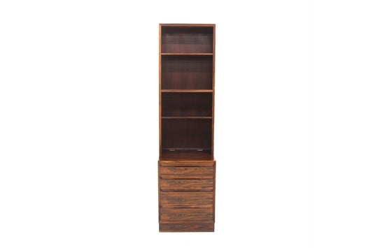 Libreria palissandro 50x185 design norvegese 1960 | sw29327