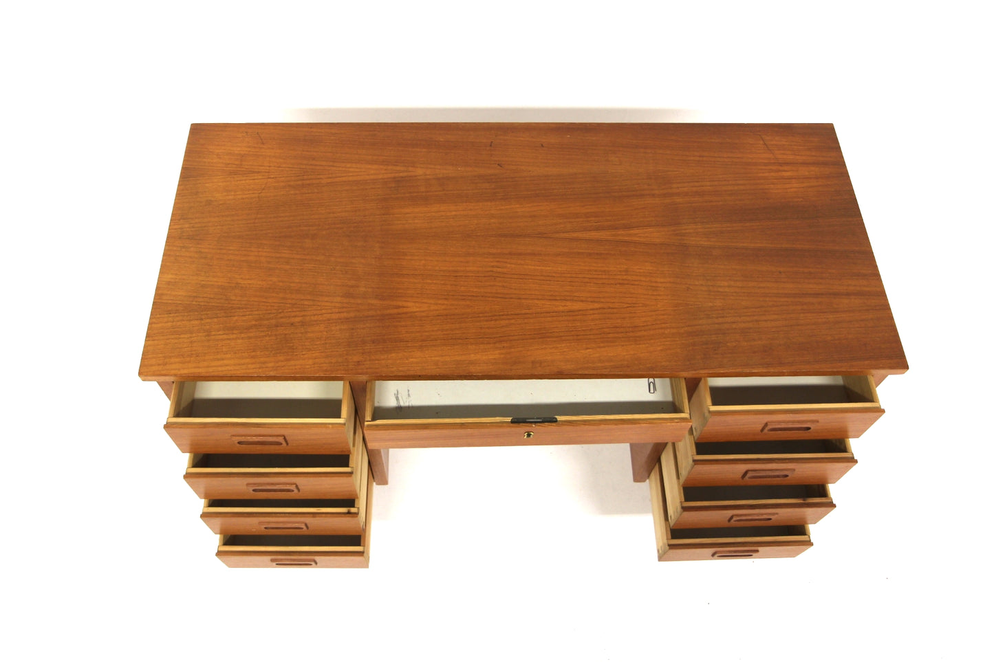 Scrivania 115 cm design svedese teak vintage anni 60 | sw29350