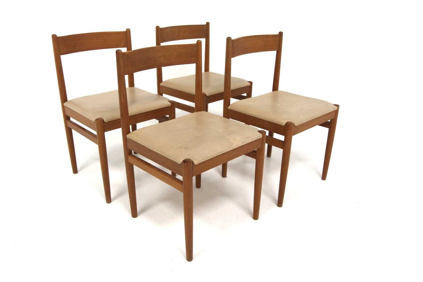 Sedie set di 4 teak design svedese vintage anni 60 | sw29374