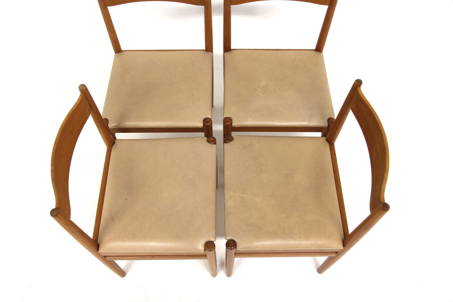 Sedie set di 4 teak design svedese vintage anni 60 | sw29374