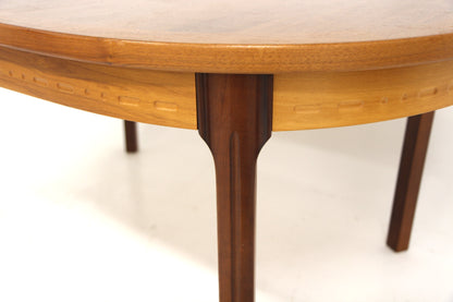 Tavolo ovale noce Rimbo Troeds design svedese 1970 | sw29391