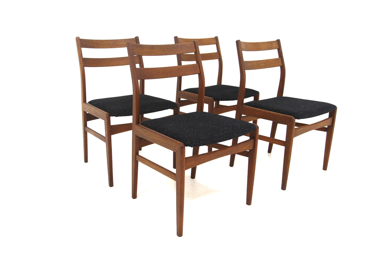 Sedie set 4 ristoffate vintage svedese 1950 | sw29404