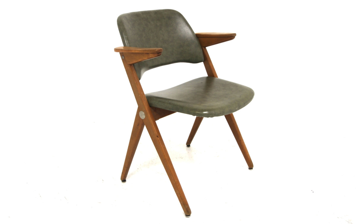 Sedia poltroncina Bengt Ruda design svedese vintage anni 50 | sw29467