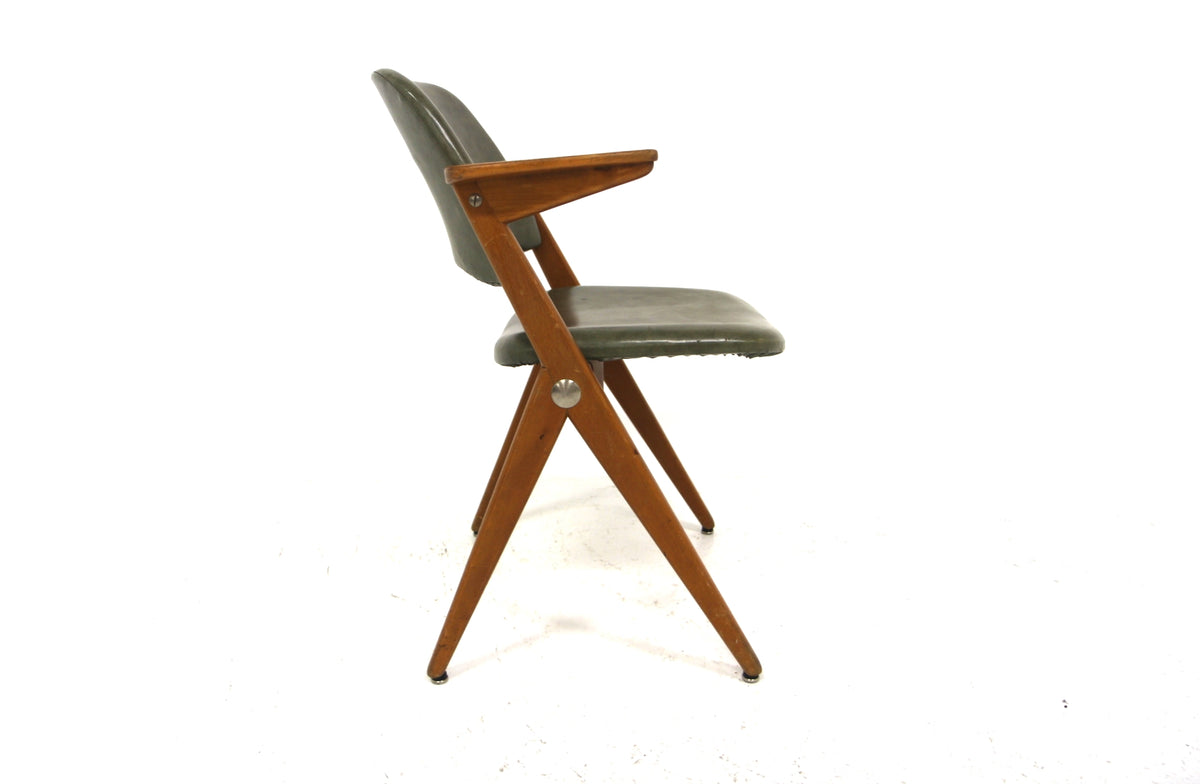 Sedia poltroncina Bengt Ruda design svedese vintage anni 50 | sw29467