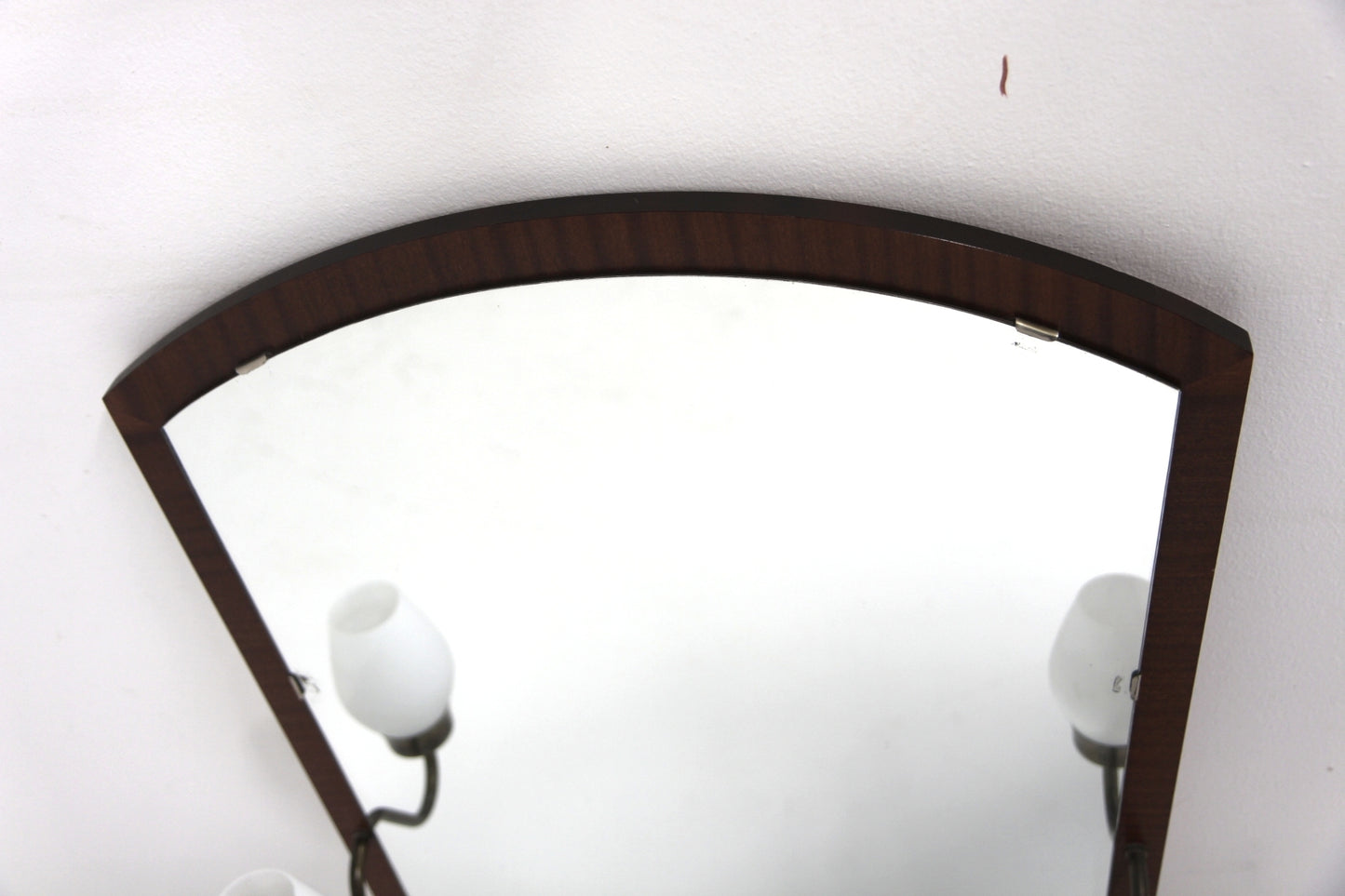 Specchio con lampade 105cm vintage design danese anni 50 | sw29489