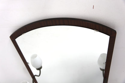 Specchio con lampade 105cm vintage design danese anni 50 | sw29489