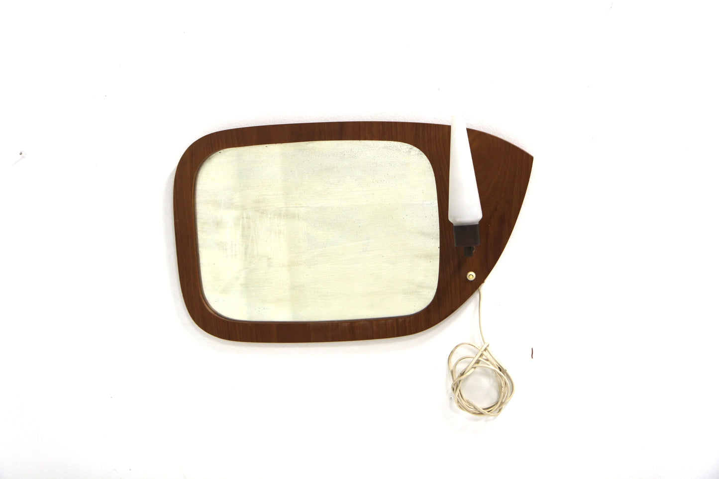 Specchio con lampada vintage design danese anni 50 | sw29494