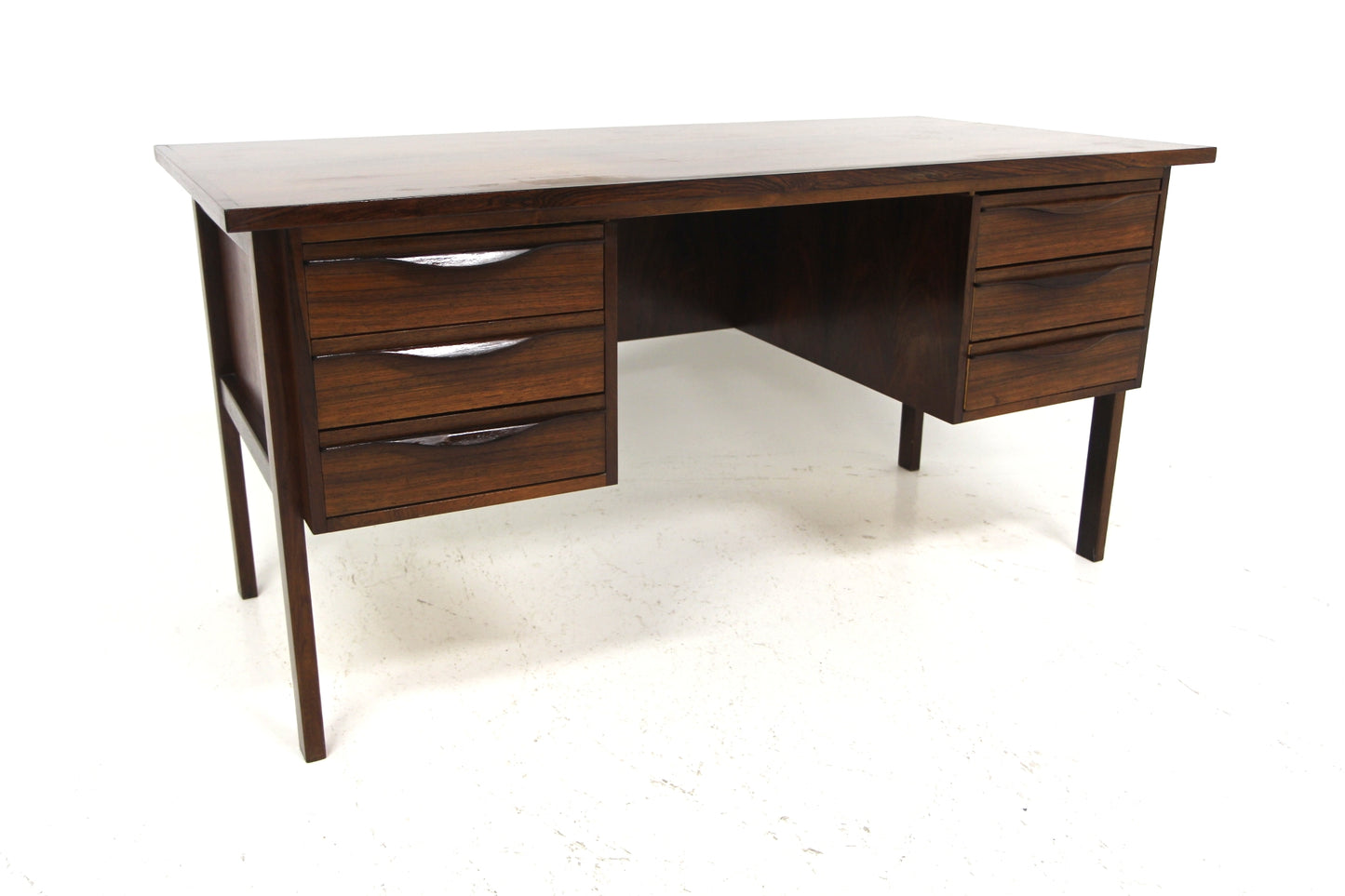 Scrivania palissandro 150cm design danese anni 60 | sw29495