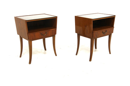 Comodini coppia Swedish Modern design svedese vintage anni 40 | sw29510