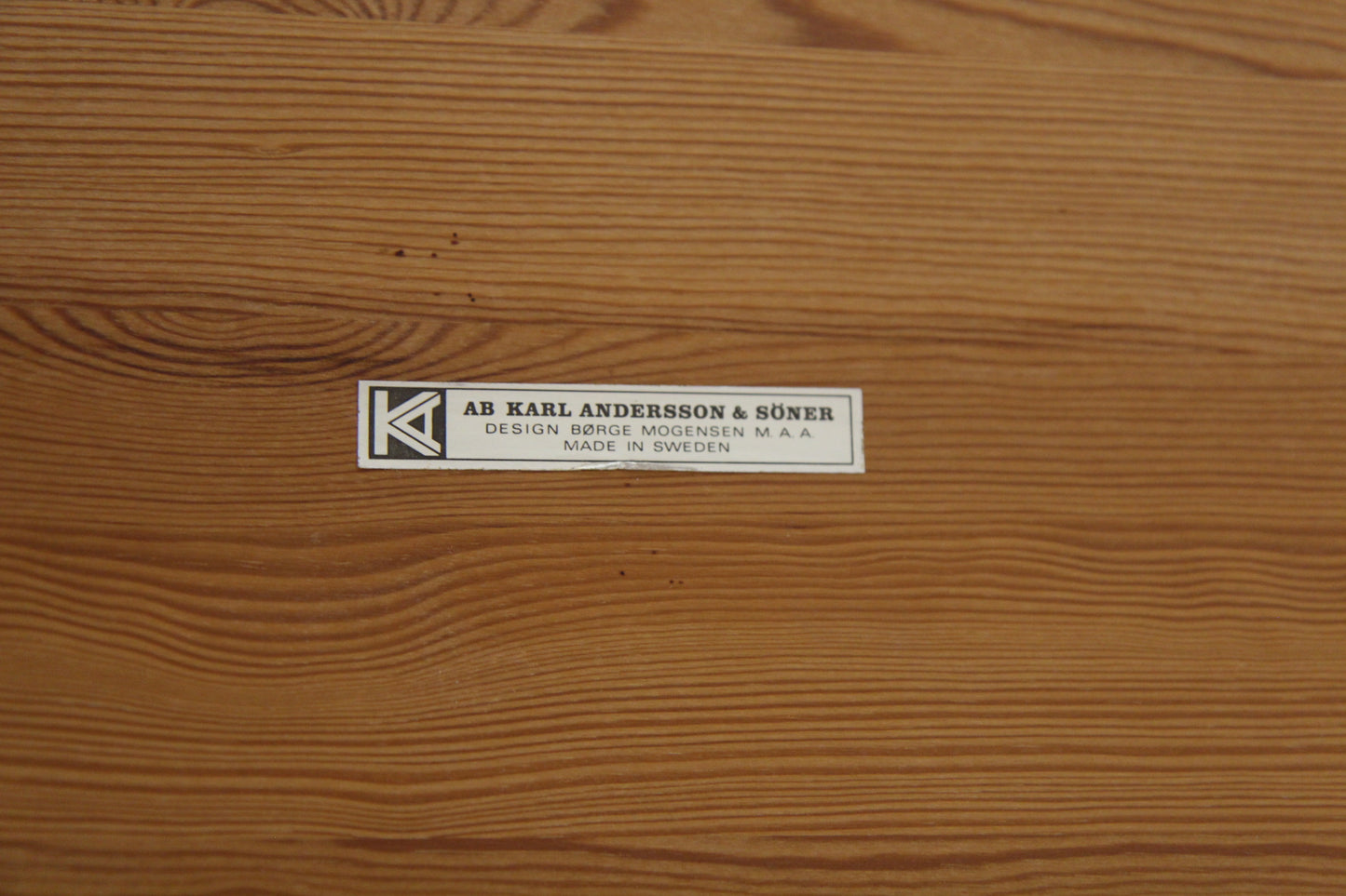 Tavolo rettangolare Børge Mogensen design svedese anni 60 | sw29525