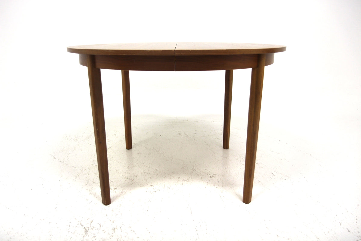 Tavolo rotondo Ø110 noce svedese vintage 1960 | sw29532