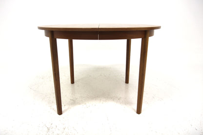 Tavolo rotondo Ø110 noce svedese vintage 1960 | sw29532