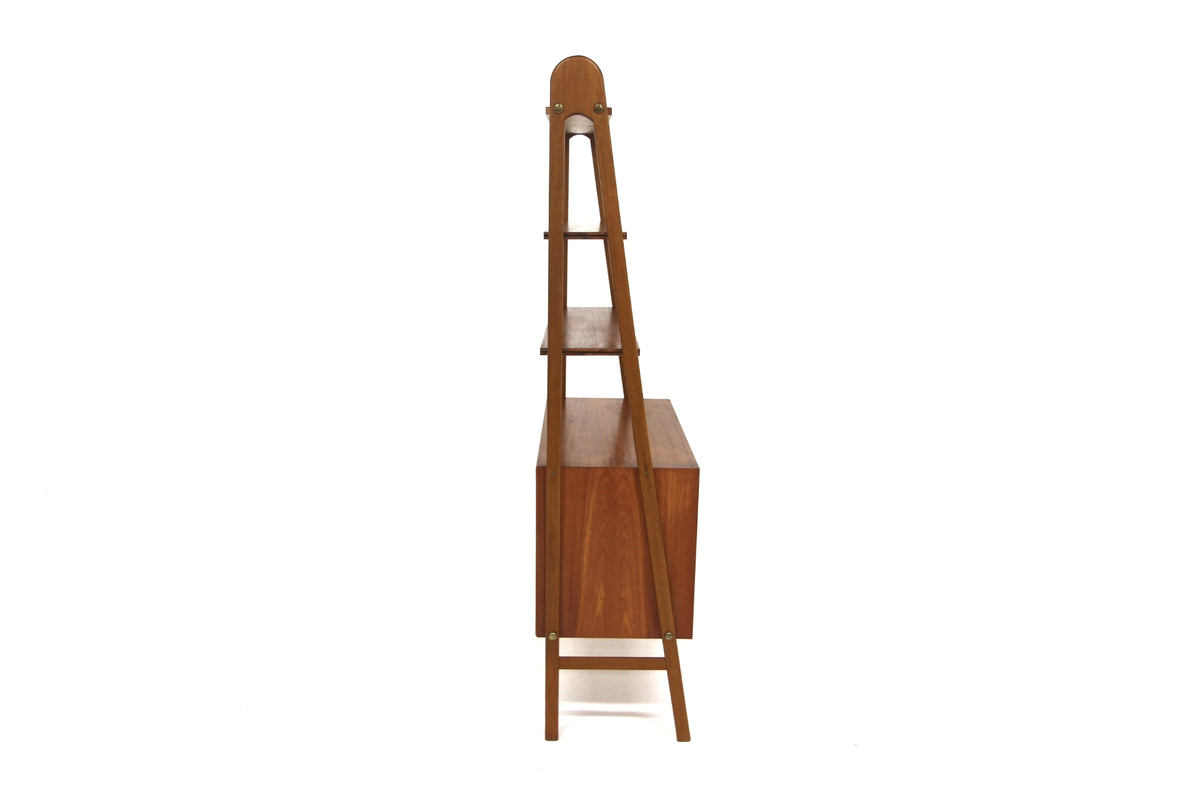 Libreria 80x157 teak design danese 1950 | sw29565
