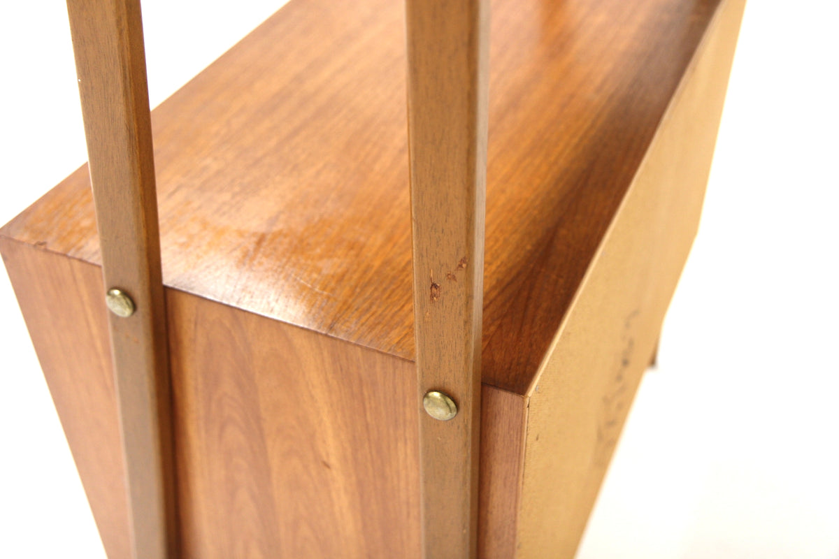 Libreria 80x157 teak design danese 1950 | sw29565