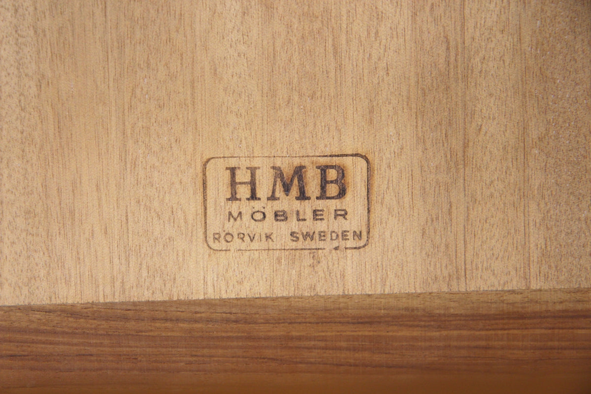 Tavolino HMB Möbler Rörvik Design Svedese 1960 Teak | 58cm | sw29567