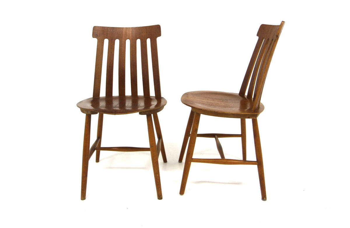 Sedie coppia "Åsa 551" Jan Hallberg design svedese vintage anni 50 | sw29572