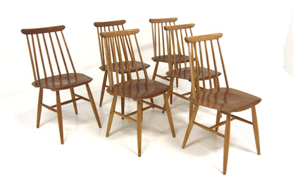 Sedie set di 6 design svedese vintage anni 60 | sw29573