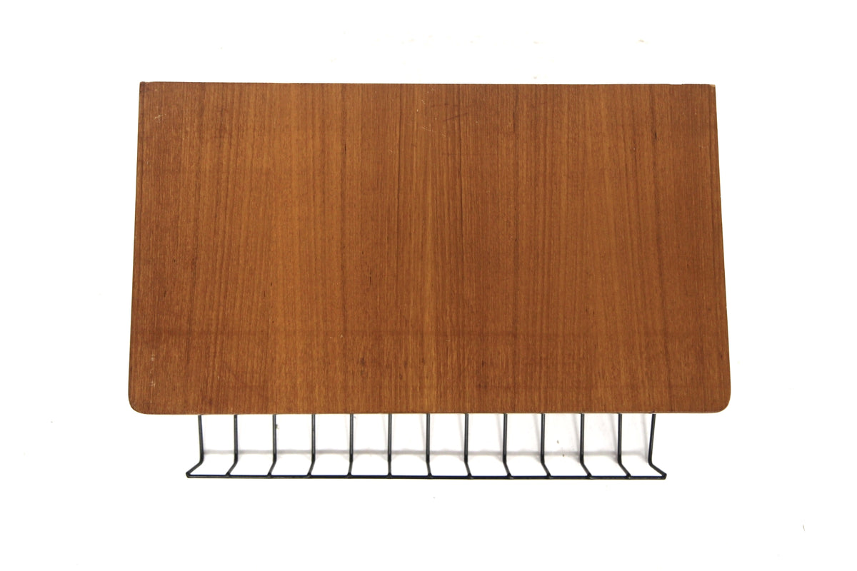 Comodino sospeso Mensola 48cm design svedese vintage anni 50 | sw29581