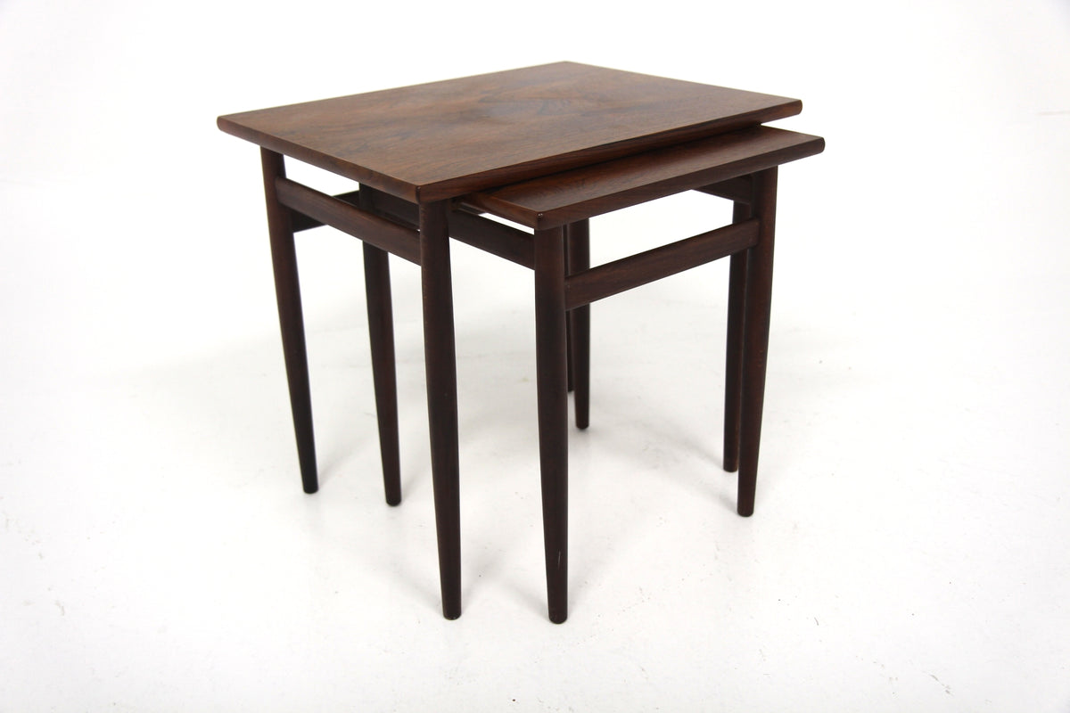 Tavolini componibili palissandro design svedese vintage 1960 | sw29587