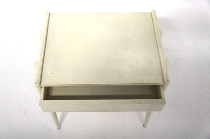 Comodino bianco AB Carlström & Co Möbelfabrik design svedese anni 60 | sw29589