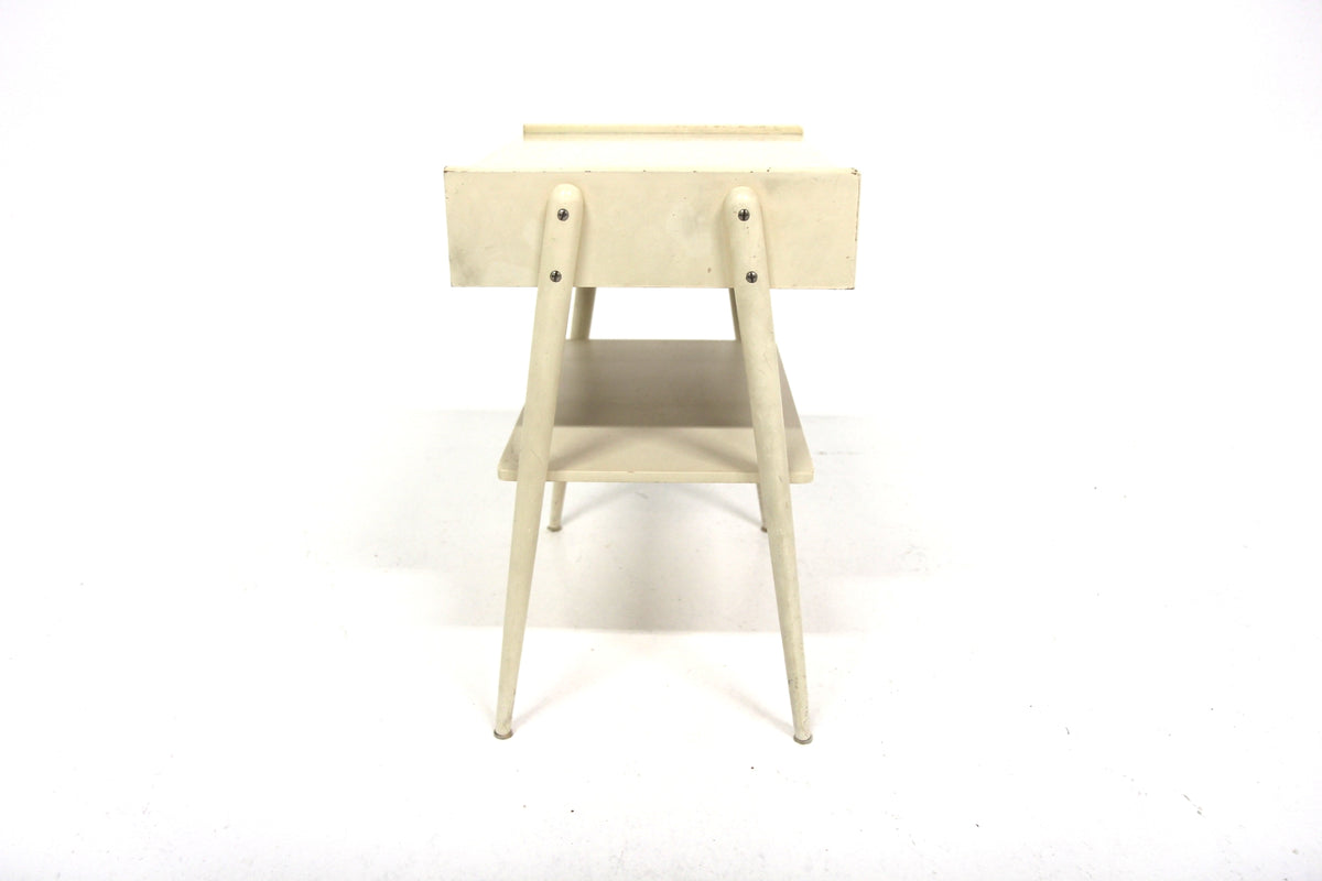 Comodino bianco AB Carlström & Co Möbelfabrik design svedese anni 60 | sw29589