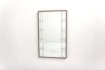 Specchio 102cm vintage design svedese anni 50 | sw29594