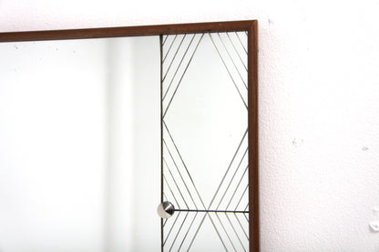 Specchio 102cm vintage design svedese anni 50 | sw29594