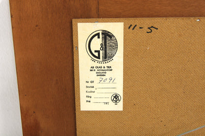 Specchio 119cm vintage design svedese anni 60 | sw29595