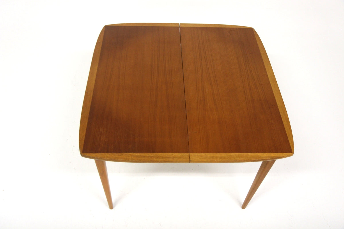 Tavolo Svedese Vintage 1950 Quadrato Teak e Quercia | Ø100 | 100sw29600