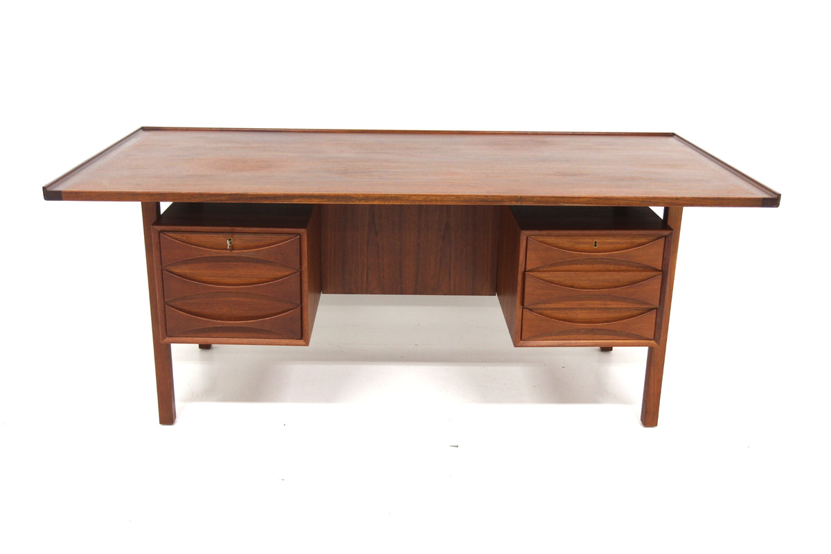 Scrivania "Model 75" Niels Clausen 180cm design danese anni 60 | sw29601