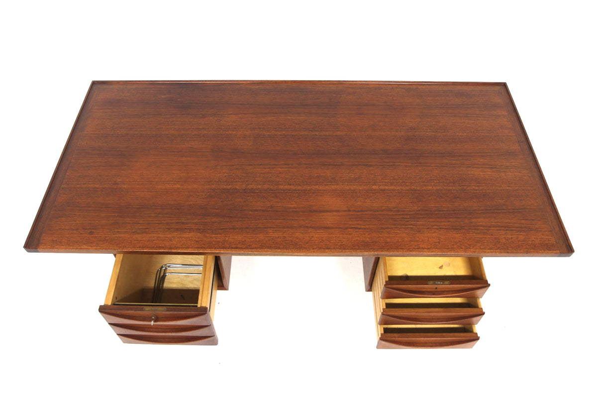 Scrivania "Model 75" Niels Clausen 180cm design danese anni 60 | sw29601