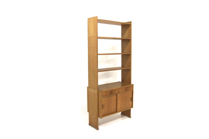 Libreria 84x190 quercia design danese 1960 | sw29607