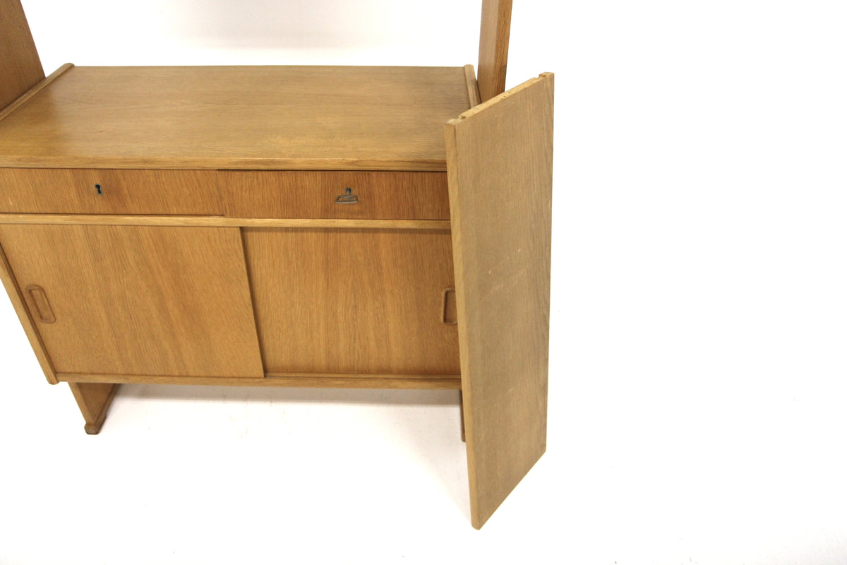 Libreria 84x190 quercia design danese 1960 | sw29608