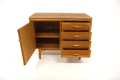 Sideboard 85cm con scrittoio e cassettiera teak design svedese anni 50 | sw29629