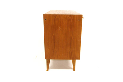 Sideboard 85cm con scrittoio e cassettiera teak design svedese anni 50 | sw29629