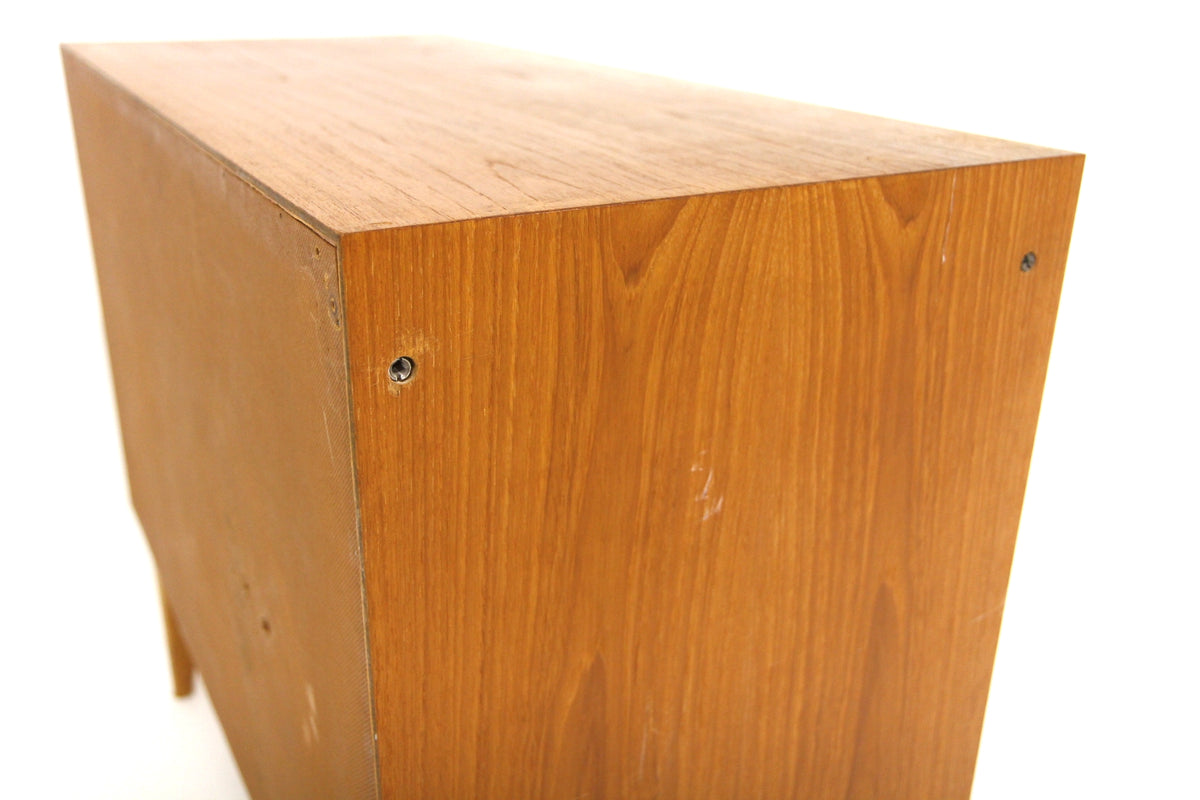 Sideboard 85cm con scrittoio e cassettiera teak design svedese anni 50 | sw29629