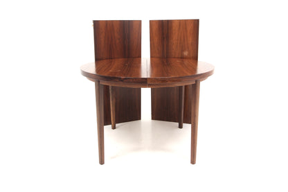Tavolo rotondo Ø110 palissandro svedese vintage 1960 | sw29653