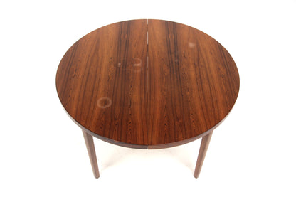 Tavolo rotondo Ø110 palissandro svedese vintage 1960 | sw29653