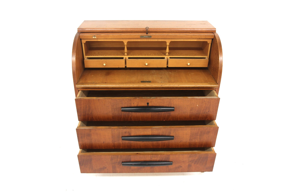 Scrittoio tondo design svedese anni 50 | sw29679
