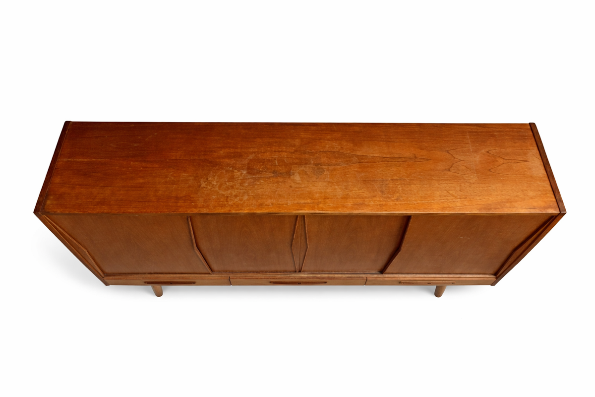 Credenza mobile bar in teak 183cm design danese vintage anni 60 | fz9903